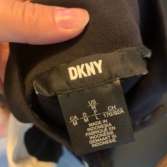 DKNY Black Tshirt Dress - Picture 3 of 3